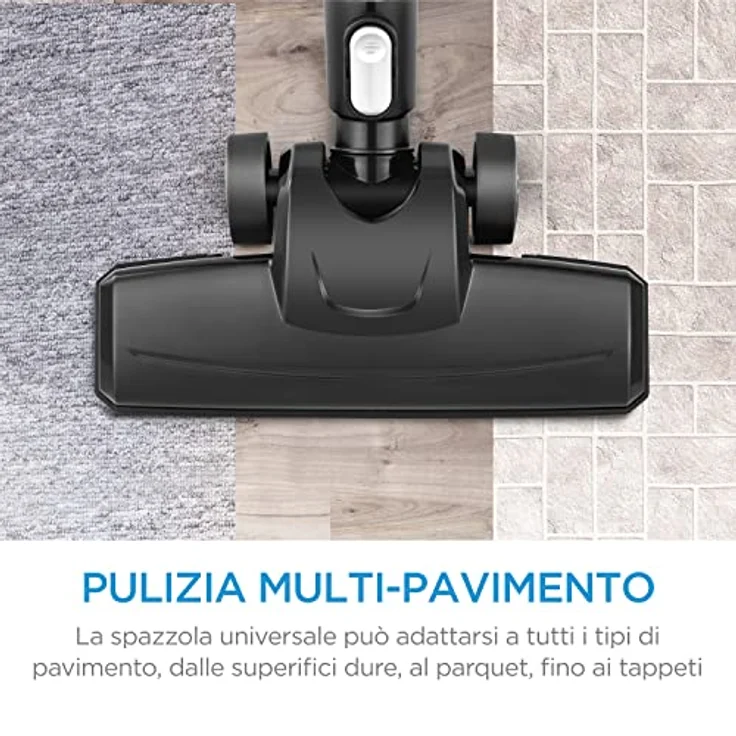 Midea MCS2045BR, drahtsauger, Metall, Schwarz und rot – Bild 4