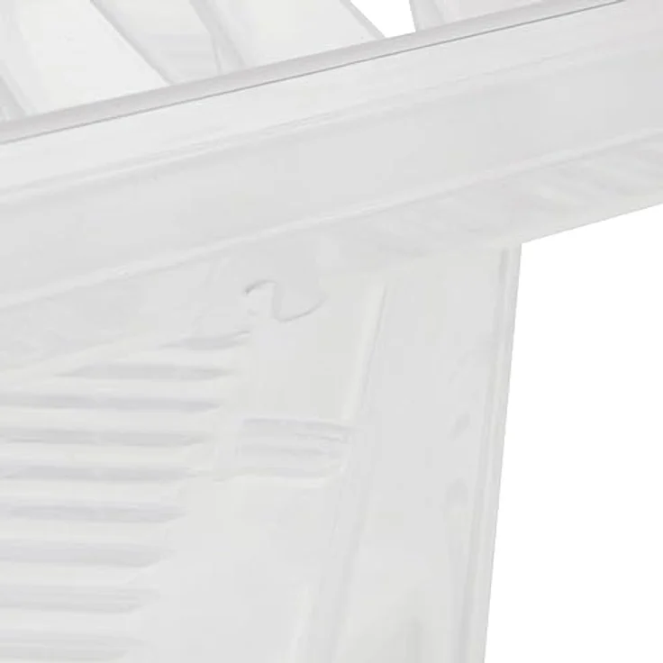 keeeper Geschirrabtropfkorb mit Tablett, BPA-freier Kunststoff, 39,5 x 39,5 x 8 cm, Pierre, Transparent – Bild 5