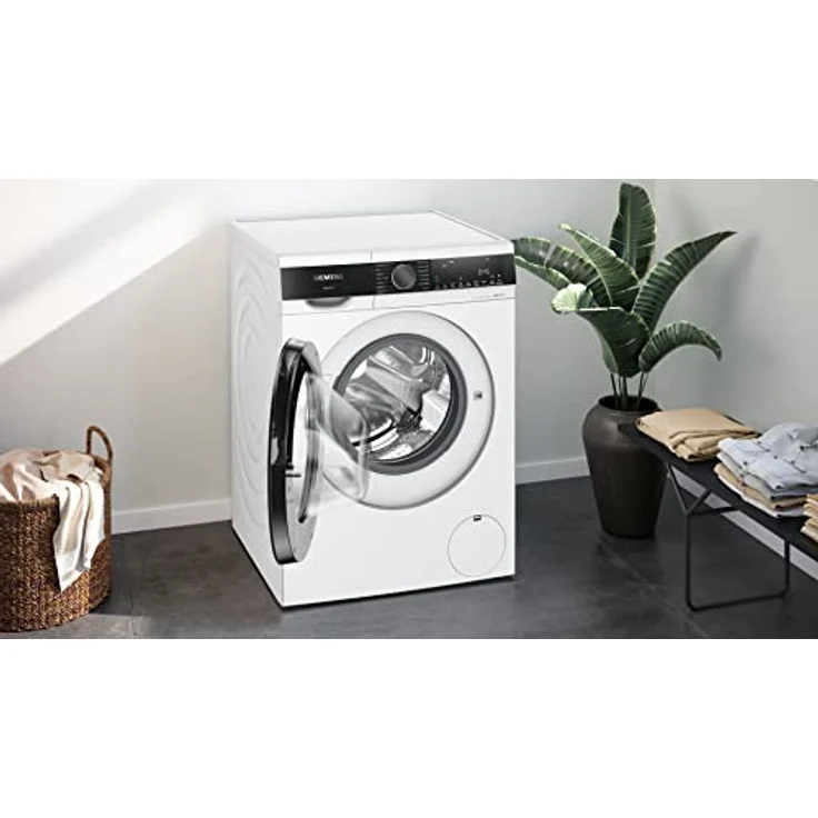 Siemens WG44G2F20 Waschmaschine iQ500, Frontlader mit 8kg Fassungsvermögen, 1400 UpM, speedPack L, i-Dos Dosierautomatik, Antiflecken System, Weiß, 60cm – Bild 3