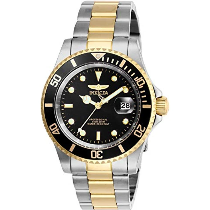 Invicta Pro Diver Herren Armbanduhr, Edelstahl, Quarzwerk, 40mm, Rund, Datum – Bild 1