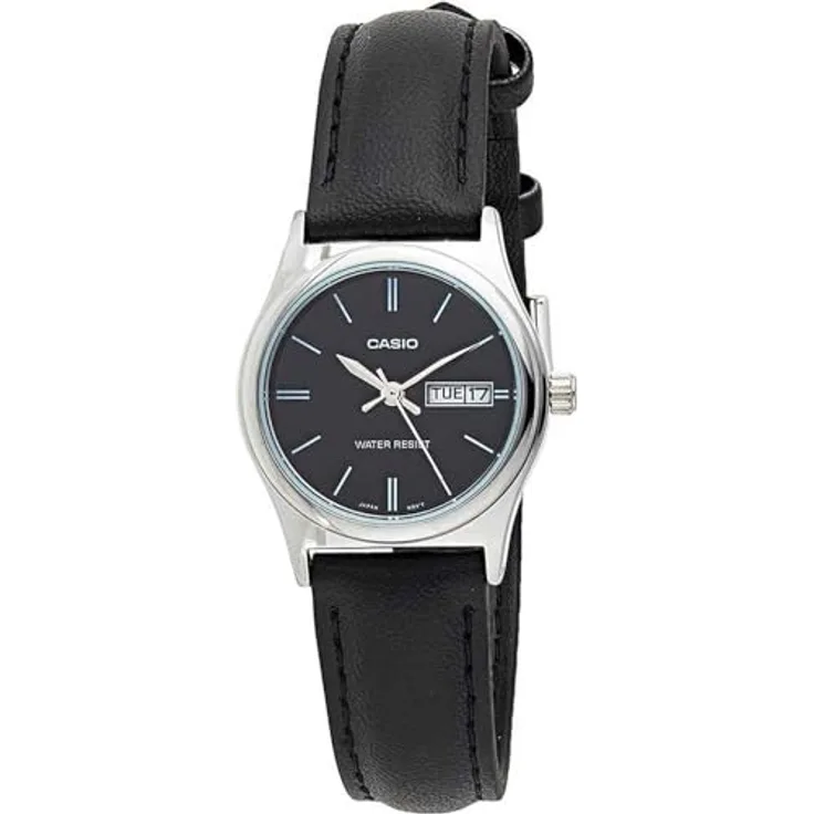 Casio Ltpv006l1b2 Watch One Size, Armbanduhr in Silver-grey/Black/Black