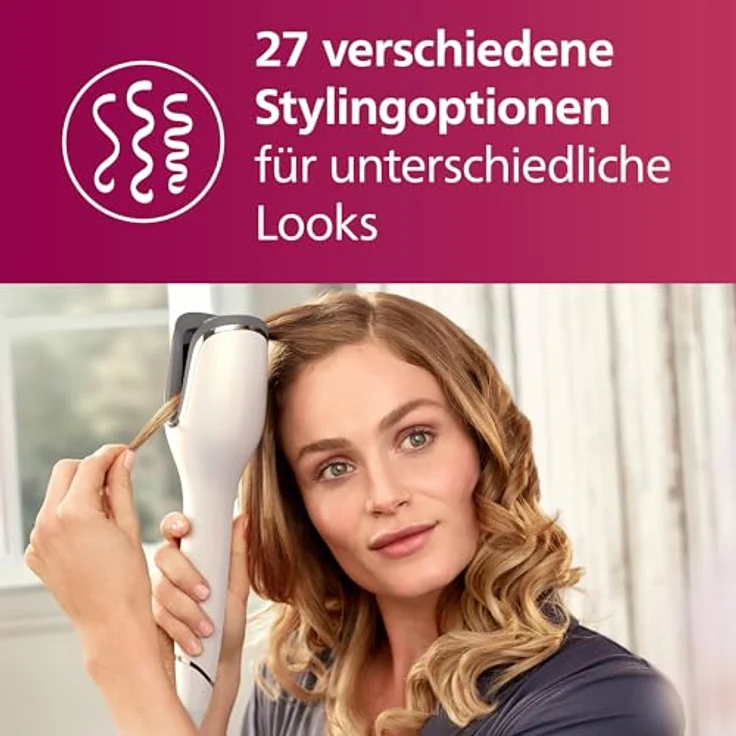 Philips BHB878-00 MoistureProtect Auto-Curler Ionen-Technologie für voluminöse & glamouröse Locken – Bild 5