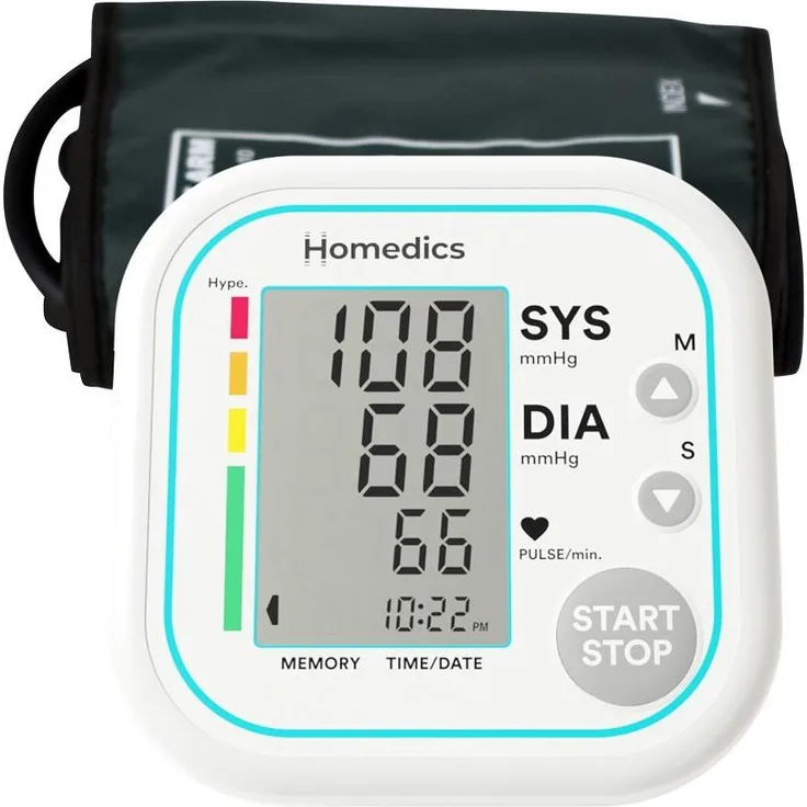 Homedics, Blutdruckmessgerät, Blood Pressure Monitor (Blutdruckmessgerät Oberarm)
