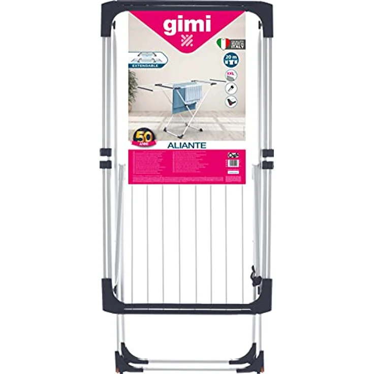 Gimi 1002330000004 Ausziehbarer Wäscheständer 20 m – Bild 2