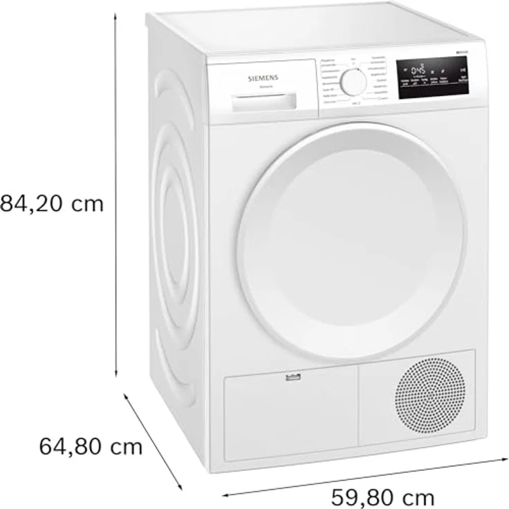 Siemens WT43H004 Wäschetrockner, A++ Wärmepumpentechnologie mit autoDry und easyClean-Filter, klarweiß – Bild 6