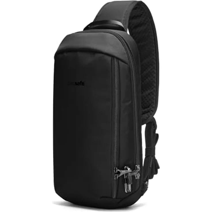 Pacsafe Vibe 325 Umhängetasche, RFID-sicher, 23 cm, 100% Nylon, schwarz – Bild 2