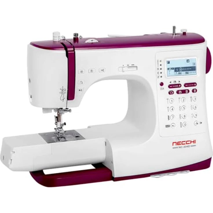 Necchi Nähmaschine Necchi NC-204D, 439 Stiche, 850 Stiche pro Minute, weiß – Bild 6