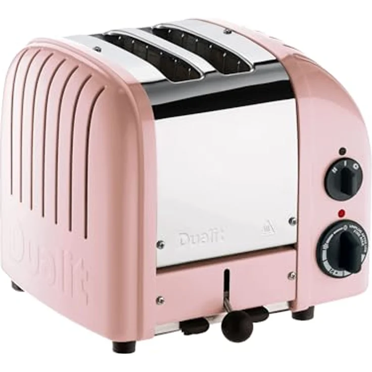 Dualit Classic 2er-Toaster mit ProHeat© Heizelementen, 1200 Watt, Silber – Bild 1
