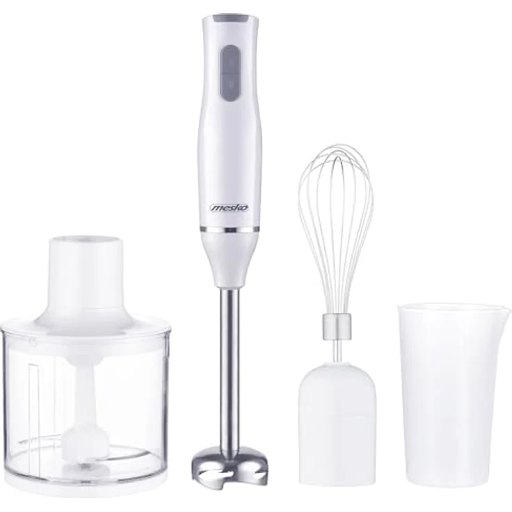 Mesko Stabmixer MS 4629, 500 W, Zerkleinerer & Becher, ergonomischer Griff, Edelstahlklingen – Bild 1