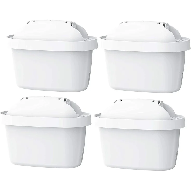 Maxblue Filterkartuschen für Brita Maxtra+ Plus, 4 Stück, kompatibel mit Marella, lebensmittelecht, BPA-frei, Chlorreduzierung