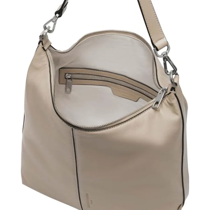 Liebeskind Berlin Hobo Bag PARIS, elegante Handtasche aus weichem Lammleder, Beige – Bild 3