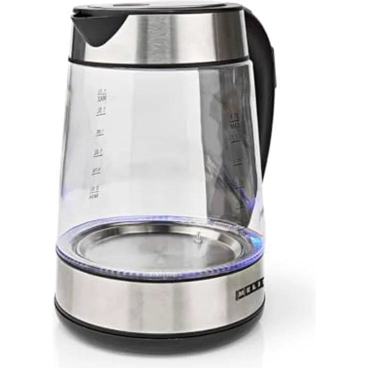 Melissa Digitaler Glas-Wasserkocher 1,7 L, 2200 W, 5 Temperatureinstellungen 50/70/80/90/100 °C, LED-Beleuchtung, Warmhaltefunktion, Strix Regler, 360° Basis, Trockenkochschutz – Bild 5