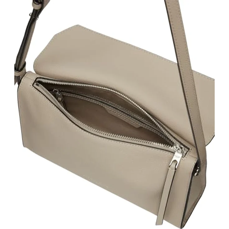 Liebeskind Berlin Umhängetasche Shoulderbag S LORA SMALL PEBBLE, Leder in stone, 27 x 15,5 x 5,5 cm – Bild 3