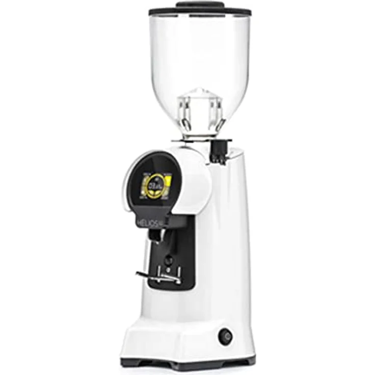 Eureka Helios 65, Elektrische Kaffeemühle mit Touchscreen-Bedienung, Weiss