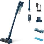 Philips Akku-Hand-und Stielstaubsauger XC5041/01 5000 Series, mit digitalem Motor, bis zu 60 Min. Laufzeit, 50,4 W, beutellos, Aqua-Modul, blau