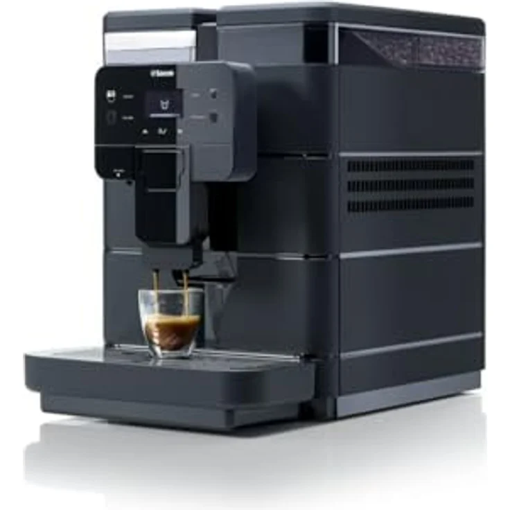Saeco Royal Black 9J0040 Kaffeevollautomat mit integriertem Mahlwerk, schwarz – Bild 2