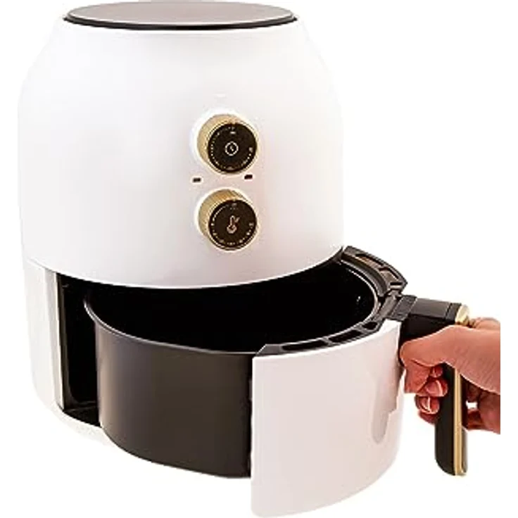 Karaca Multifry Heißluftfriteuse, Air fryer, einfache Reiningung, Energiesparend, gesund frittieren, 3,5 Liter, 1350 Watt – Bild 4