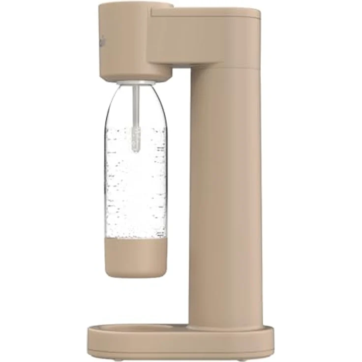 Dafi PushAir Saturator, Wassersprudler mit CO2-Kartusche und 0,7l Cappuccino-Flasche, individuell einstellbare Kohlensäuremenge – Bild 8