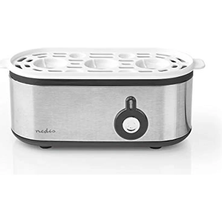 Nedis Eierkocher, 3 Eier, 210 Watt, Becher mit Piekser, Signalton – Bild 6