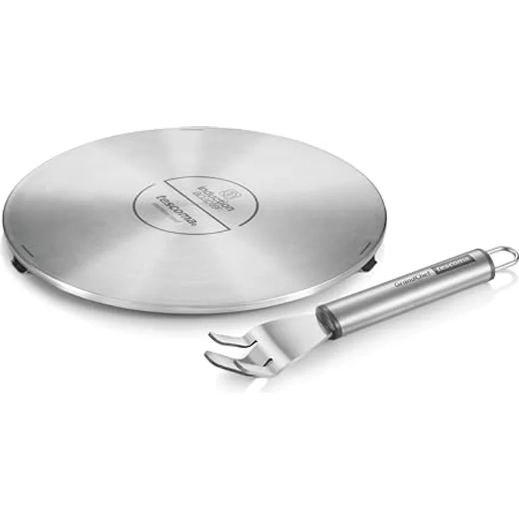 Tescoma Induktions-Adapterplatte GrandCHEF, Ø 21 cm, rostfreier Edelstahl mit Aluminiumkern, spülmaschinenfest – Bild 1
