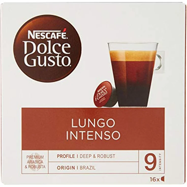 Nescafé Dolce Gusto Lungo Intenso, Kaffee, Kaffeekapsel, 16 Kapseln – Bild 2