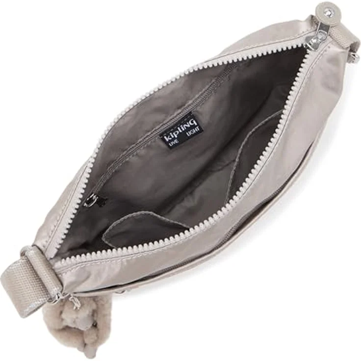 Kipling Classics Basic Plus Arto Umhängetasche, 24 cm, goldfarben, 100% Polyamid, metallic glow – Bild 5