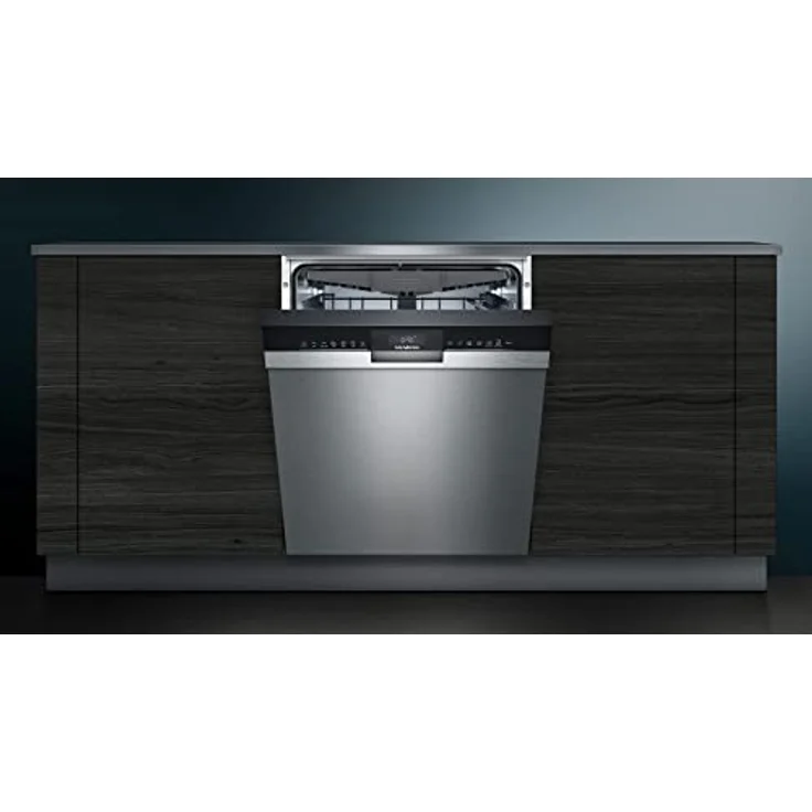 Siemens SN43ES14VE Geschirrspüler iQ300, unterbaufähige Spülmaschine mit Besteckschublade, 60 cm, Home Connect, Remote Monitoring, TabCounter, Edelstahl – Bild 3