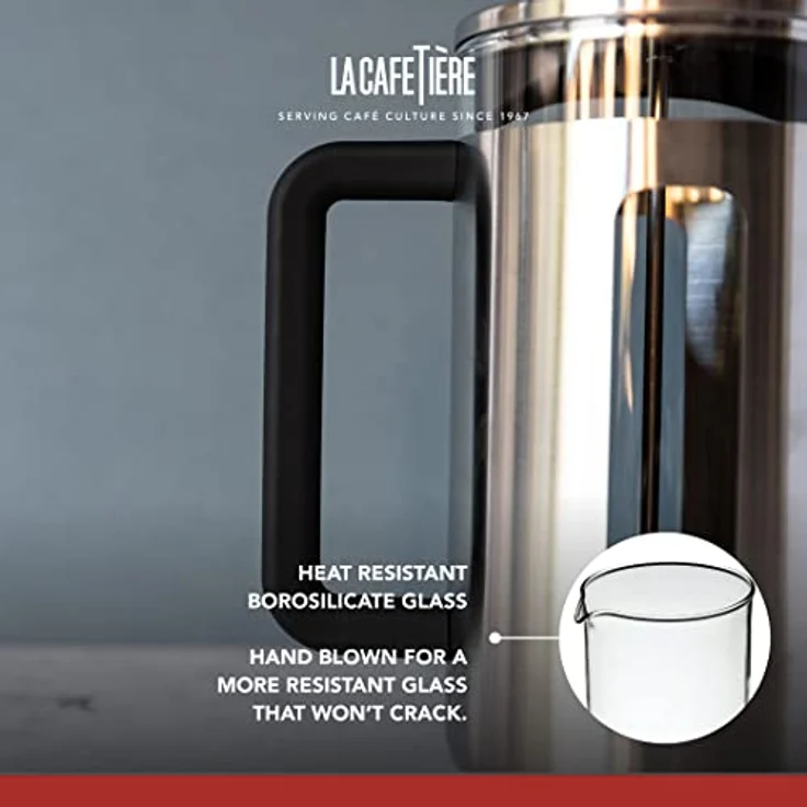 La Cafetière Pisa Cafetière 8 Tassen, silberfarben – Bild 5