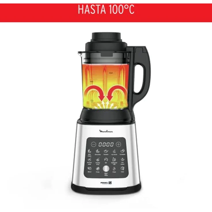 Moulinex LM835D10, Standmixer, Schwarz, Silber, Transparent – Bild 2