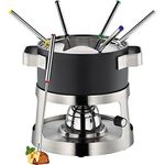 Spring Fondue-Garnitur ANDERMATT , Ø 18 cm , Fondueset für alle Herdarten inkl. Induktion geeignet , Das Fondue-Set ist sowohl für Käse- als auch für Schokoladenfondue geeignet