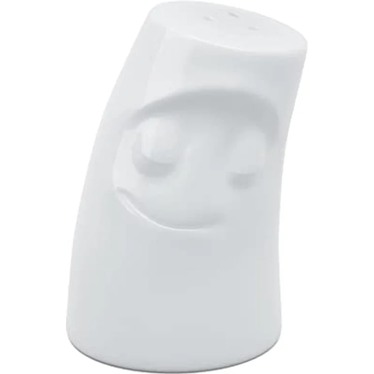 FIFTYEIGHT PRODUCTS Würzschmusie VERSCHMUST, Salzstreuer aus hochwertigem Porzellan, spülmaschinenfest, 7,5 cm hoch, Made in Germany, Geschenkbox – Bild 1