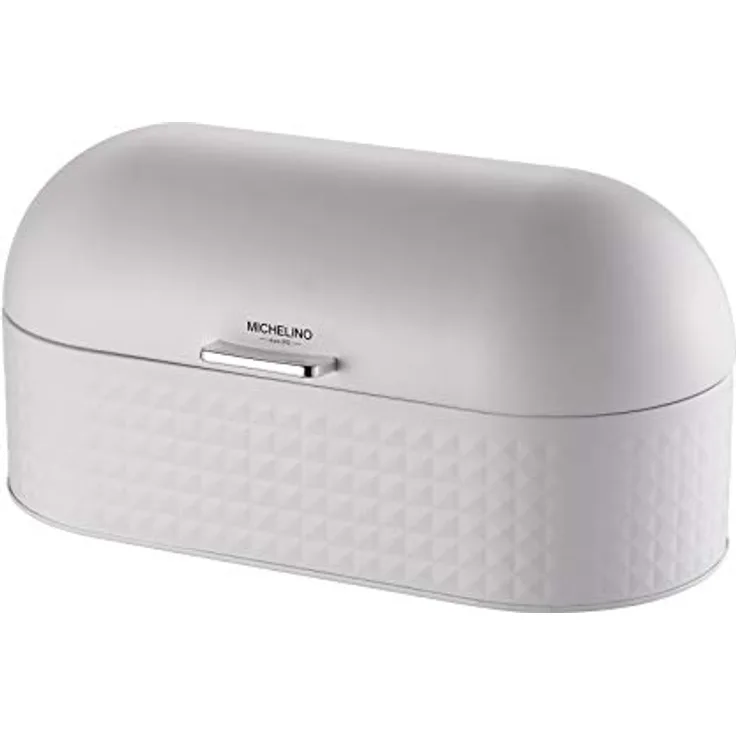 Michelino Brotkasten 43,5 x 22 x 21,5 cm Brotbox matt Weiss