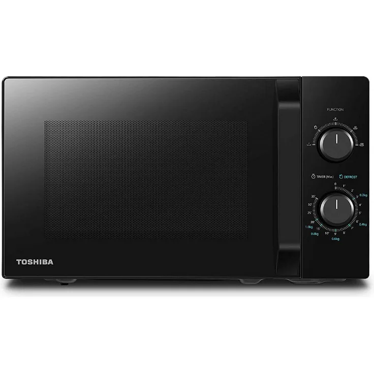 Toshiba Mikrowelle MW2-MM20PF(BK) 20L, 800W, mit Grill und Heissluft, Auftaufunktion, schwarz