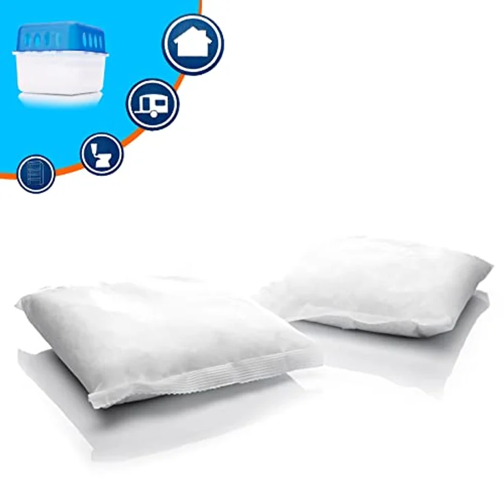 BigDean 12x 400g Luftentfeuchter Nachfüllpack, universelle Ersatzbeutel für geräuschlose Feuchtigkeitsregulierung bis 25 m², schimmel- und geruchsverhindernd – Bild 4