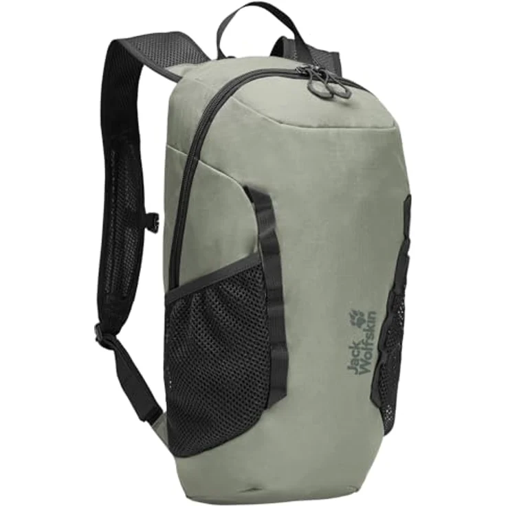 Jack Wolfskin Daypack VELOCITY LITE 10, leichter Rucksack mit AEROSHAPE LITE Tragesystem und Trinkblasenaufnahme, schwarz – Bild 7