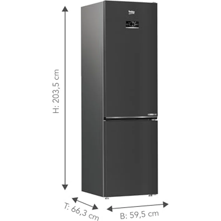 Kühl-/Gefrierkombination Beko B 7 RCNA 407 HXBR – Bild 3