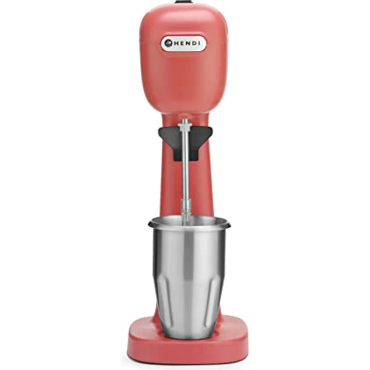 Hendi Milchshake-Mixer - Design by Bronwasser Standmixer, 400 Watt, Kunststoff, rot – Bild 3