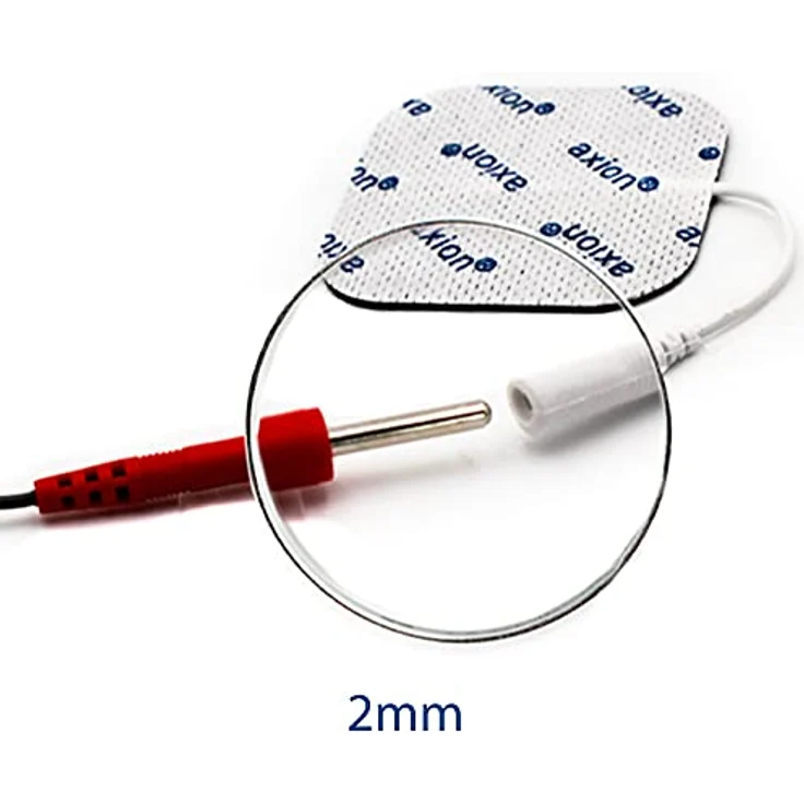 Axion Rückenelektrode 20x12cm, selbstklebende TENS EMS Elektroden mit 2mm Steckanschluss für optimale Schmerztherapie und Muskelstimulation – Bild 6