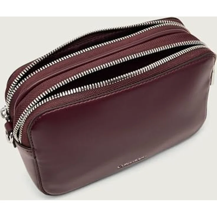 Calvin Klein Webbing Mini Bag, Umhängetasche 18 cm, 100% Polyurethan, rot – Bild 3