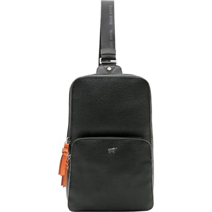 Braun Büffel Bodybag Novara 26360, Sling Bag mit Tablet-Schutz, Schwarz – Bild 1