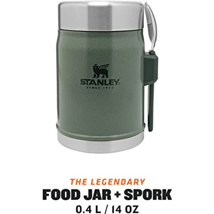 Stanley CLASSIC FOOD JAR + SPORK, Edelstahl, 0,4L, grün – Bild 3