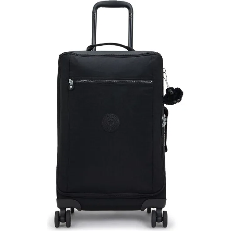Kipling Basic Jet S, 4-Rollen Kabinentrolley 55 cm, schwarz aus 100% Polyester