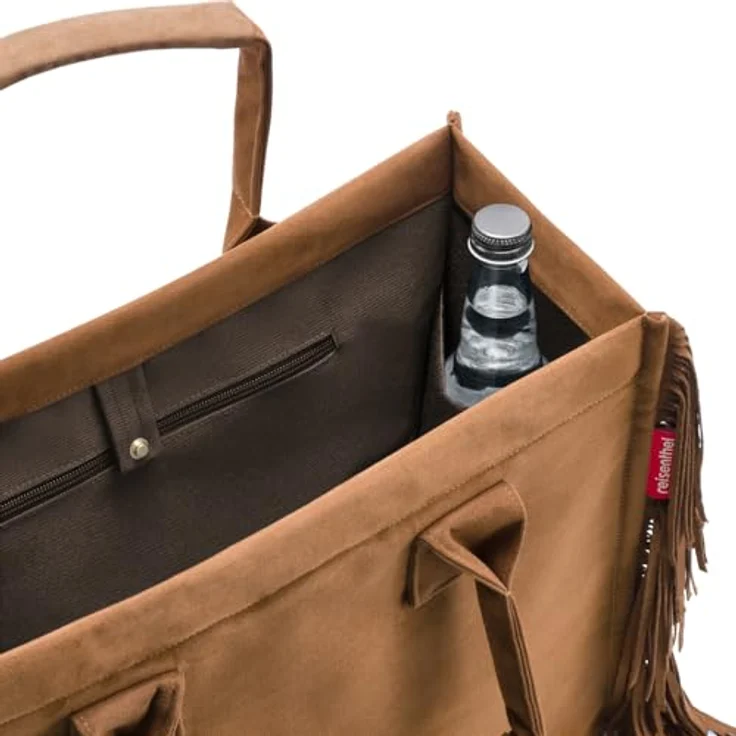 reisenthel Daily Shopper, Einkaufs- und Tragetasche aus 100% Polyester, 42 cm, braun – Bild 5