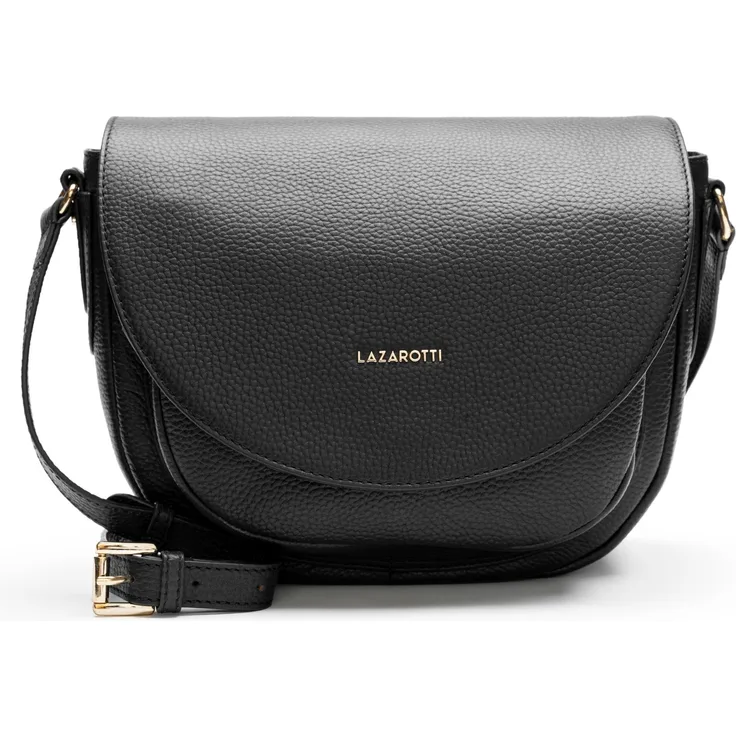 Lazarotti Umhängetasche Bologna Leather, Leder - Stylische Umhängetasche aus hochwertigem Leder, klassisches Design