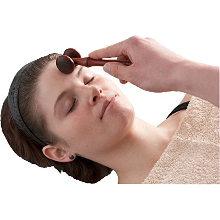 Sport-Tec Wellness-Massageroller aus Holz, 15 cm für entspannende Selbstmassage von kleinen Muskeln – Bild 2