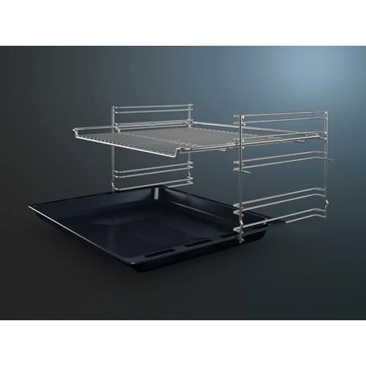 Siemens HB010FBA1, Backofen schwarz mit 66 l Garraumvolumen, 5 Backofenfunktionen und 3D Heißluft – Bild 6