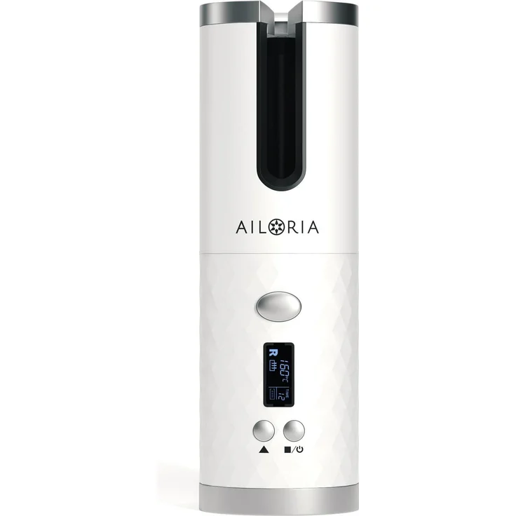 Ailoria Revolutionne, automatischer Lockenstab mit USB-Wiederaufladung, 6 Temperatureinstellungen und Keramikbeschichtung, schwarz