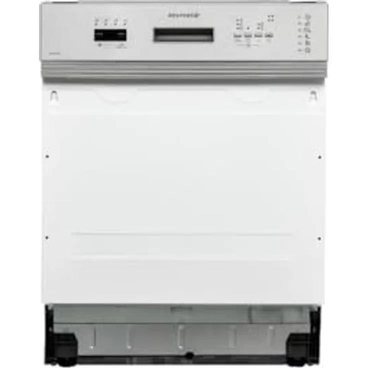 Respekta Teilintegrierte Spülmaschine 60 cm, Geschirrspüler mit Aquastop, 12 Gedecke, Edelstahl innen