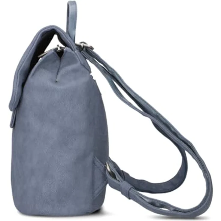 Zwei Mademoiselle.M City Rucksack, 29 cm, blau, 100% Polyurethan, 24 x 13 x 29 cm – Bild 6