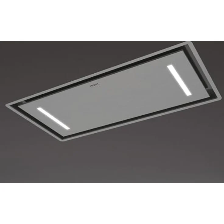 Haier HACI100RCS6X Deckenhaube, 100 cm Edelstahl, Abluft- und Umluftbetrieb, 4 Leistungsstufen, Fernbedienung, LED Beleuchtung – Bild 2